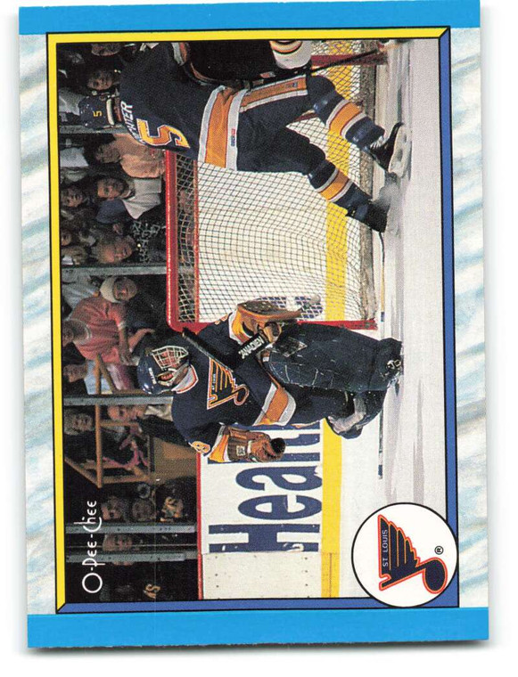 1989-90 O-Pee-Chee #314 St. Louis Blues VG St. Louis Blues 