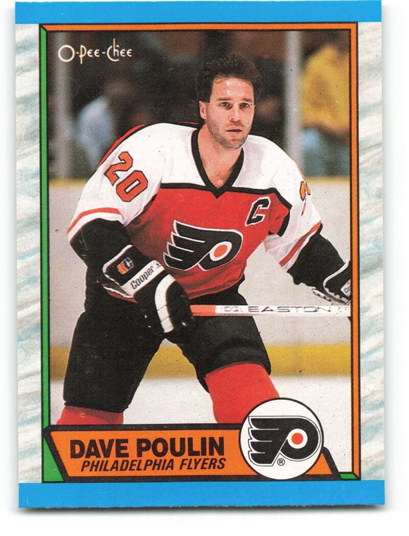 1989-90 O-Pee-Chee #115 Dave Poulin VG Philadelphia Flyers 