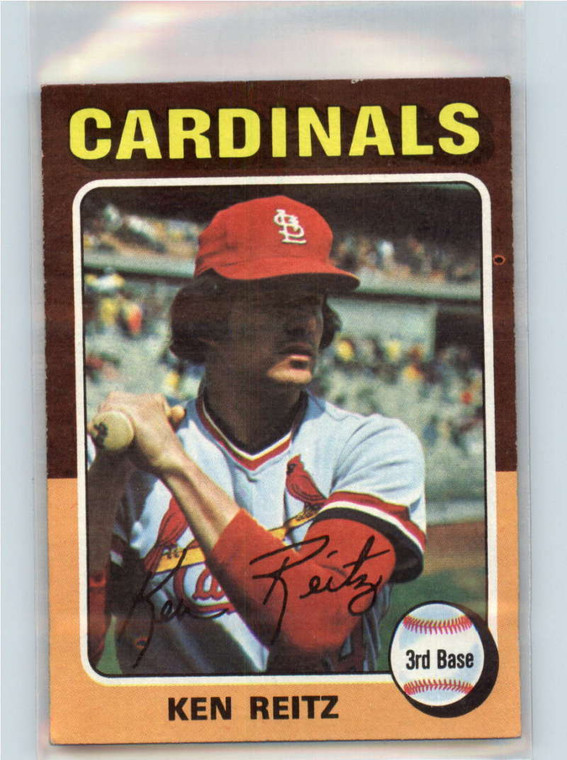 1975 Topps #27 Ken Reitz VG St. Louis Cardinals 