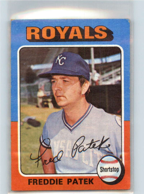 1975 Topps #48 Freddie Patek VG Kansas City Royals 