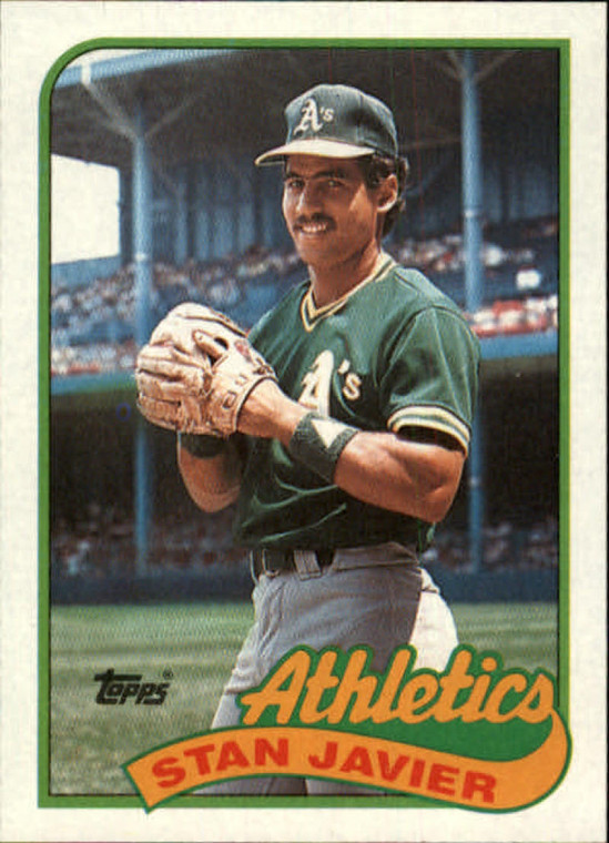 1989 Topps #622 Stan Javier NM-MT Oakland Athletics 