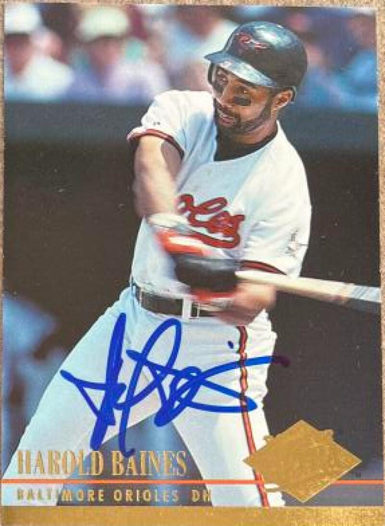 Harold Baines Autographed 1994 Fleer Ultra #302