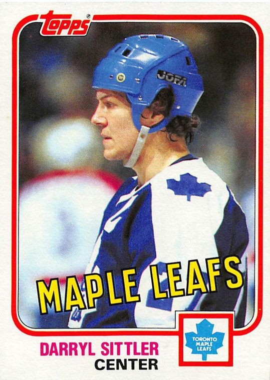 1981-82 Topps #36 Darryl Sittler VG Toronto Maple Leafs 