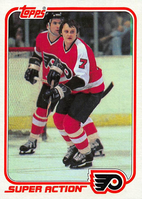 1981-82 Topps #E123 Bill Barber VG Philadelphia Flyers 