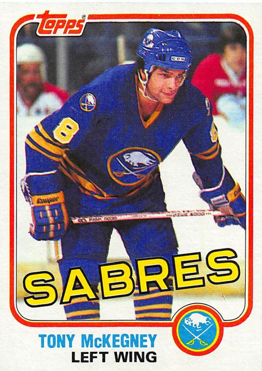 1981-82 Topps #E76 Tony McKegney VG Buffalo Sabres 