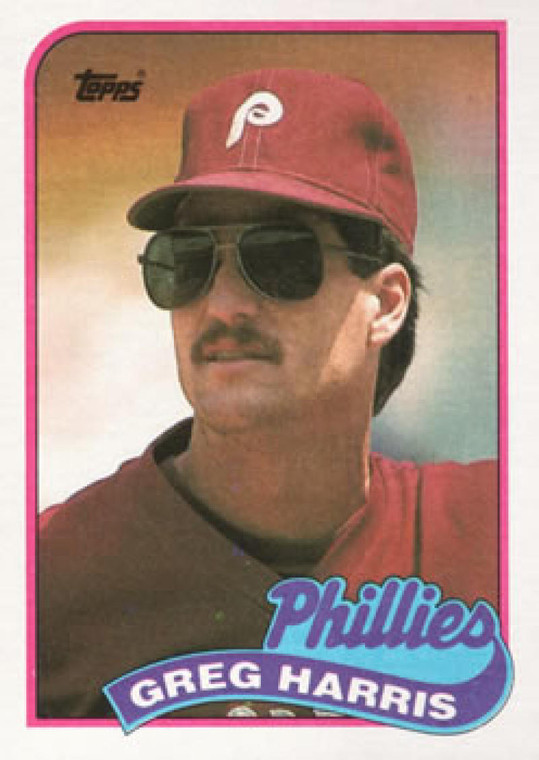 1989 Topps #627 Greg Harris NM-MT Philadelphia Phillies 