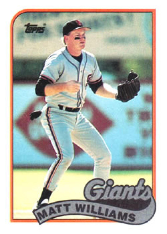 1989 Topps #628 Matt Williams NM-MT San Francisco Giants 