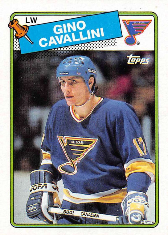 1988-89 Topps #149 Gino Cavallini VG 
