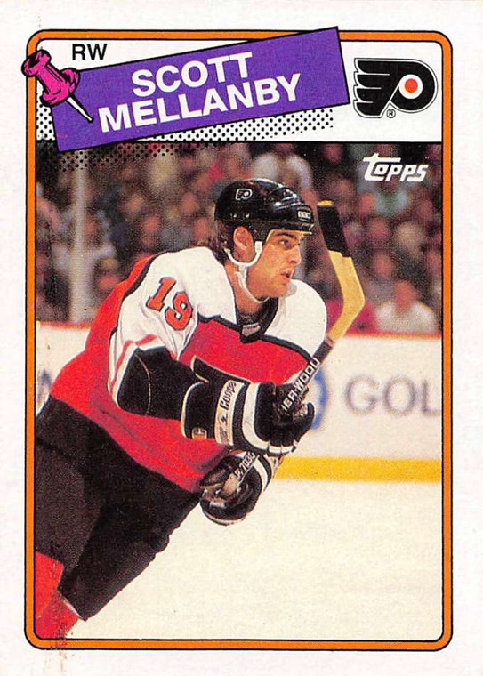 1988-89 Topps #21 Scott Mellanby VG RC Rookie 