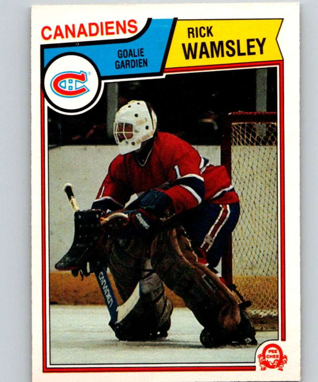 1983-84 O-Pee-Chee #201 Rick Wamsley VG Montreal Canadiens 