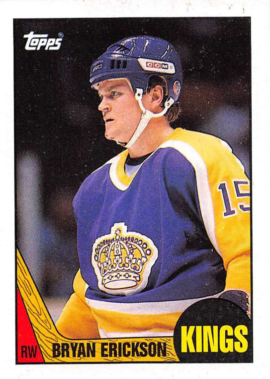 1987-88 Topps #130 Bryan Erickson VG  Los Angeles Kings 