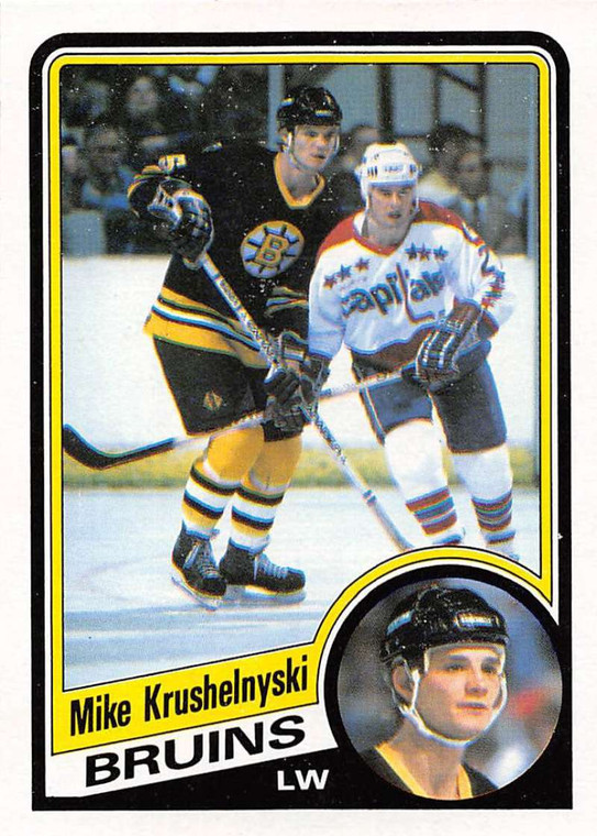 1984-85 Topps #6 Mike Krushelnyski VG  Boston Bruins 
