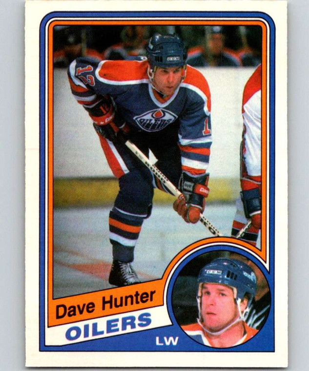 1984-85 O-Pee-Chee #246 Dave Hunter VG  Edmonton Oilers 