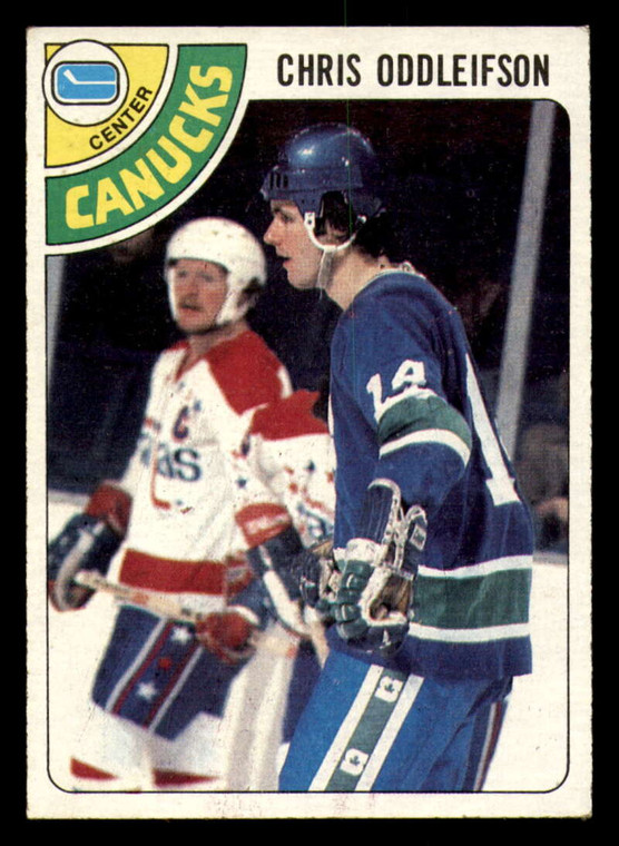 1978-79 Topps #183 Chris Oddleifson VG Vancouver Canucks 