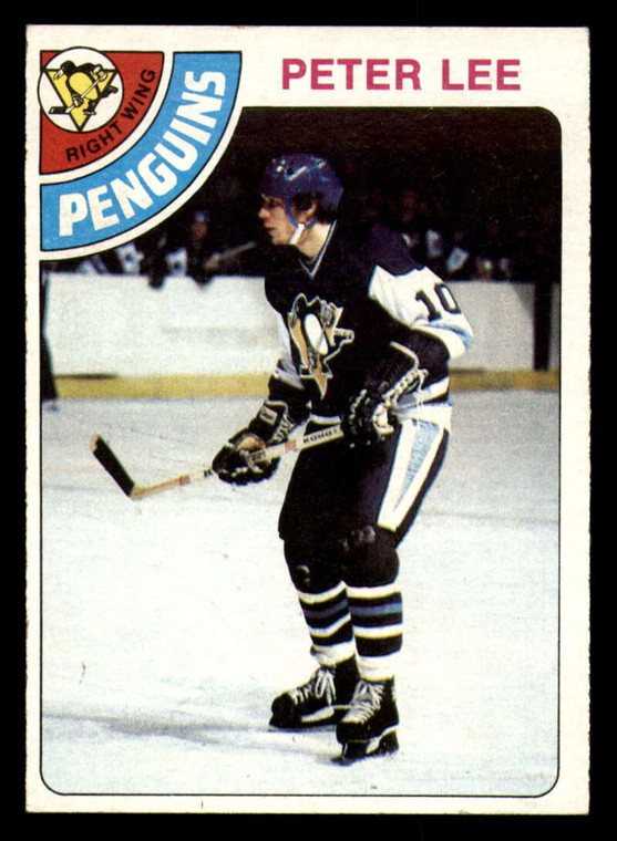 1978-79 Topps #244 Peter Lee VG RC Rookie Pittsburgh Penguins 