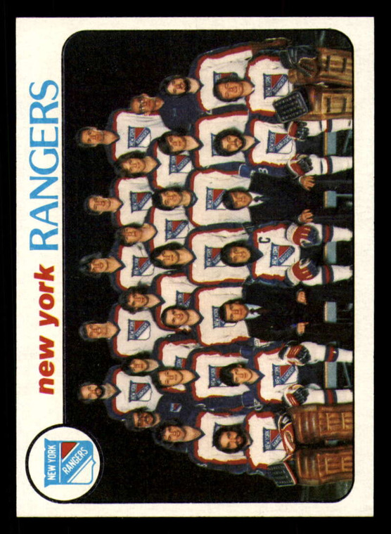 1978-79 Topps #202 Rangers Team VG New York Rangers 