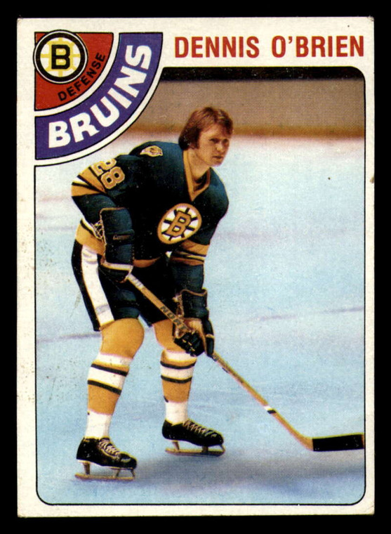1978-79 Topps #104 Dennis O'Brien VG Boston Bruins 