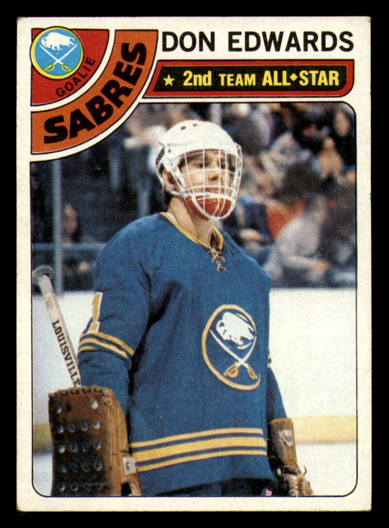1978-79 Topps #150 Don Edwards AS VG Buffalo Sabres 