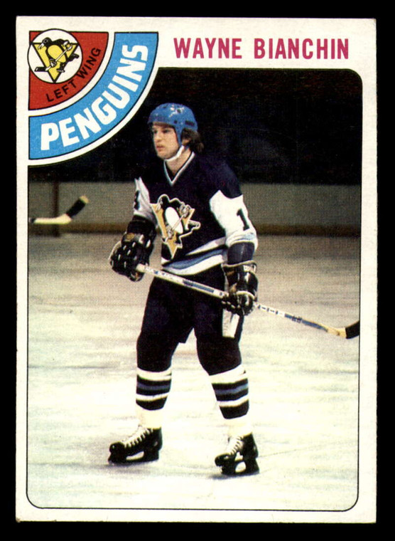 1978-79 Topps #103 Wayne Bianchin VG Pittsburgh Penguins 