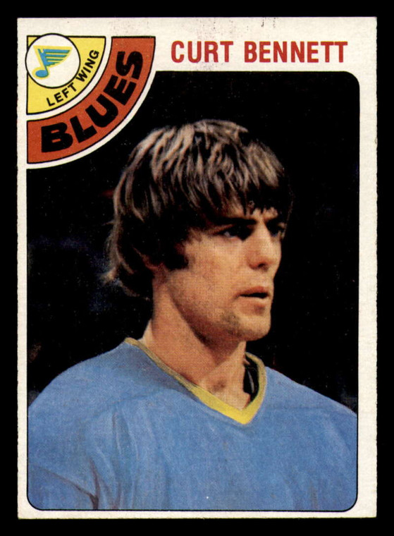 1978-79 Topps #31 Curt Bennett VG St. Louis Blues 