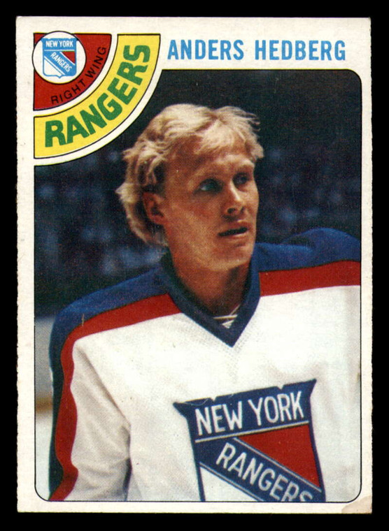 1978-79 Topps #25 Anders Hedberg VG New York Rangers 