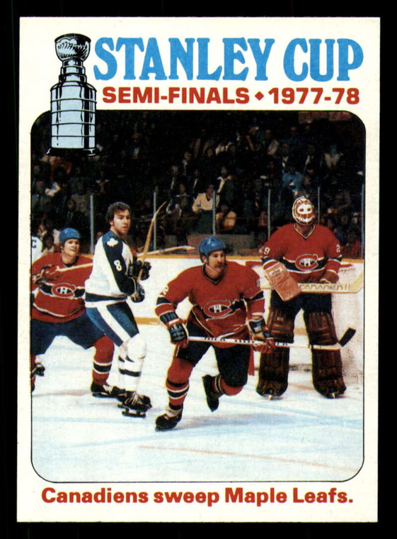 1978-79 Topps #262 Stanley Cup Semi-Finals VG Montreal Canadiens 