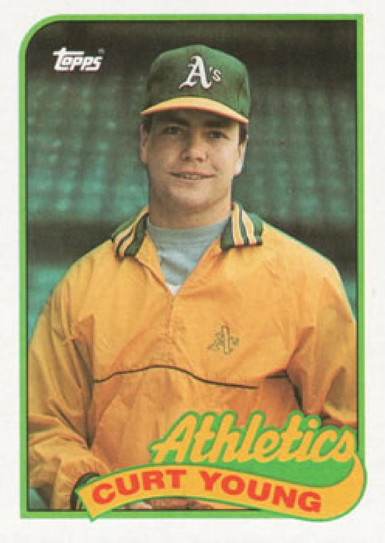 1989 Topps #641 Curt Young NM-MT Oakland Athletics 