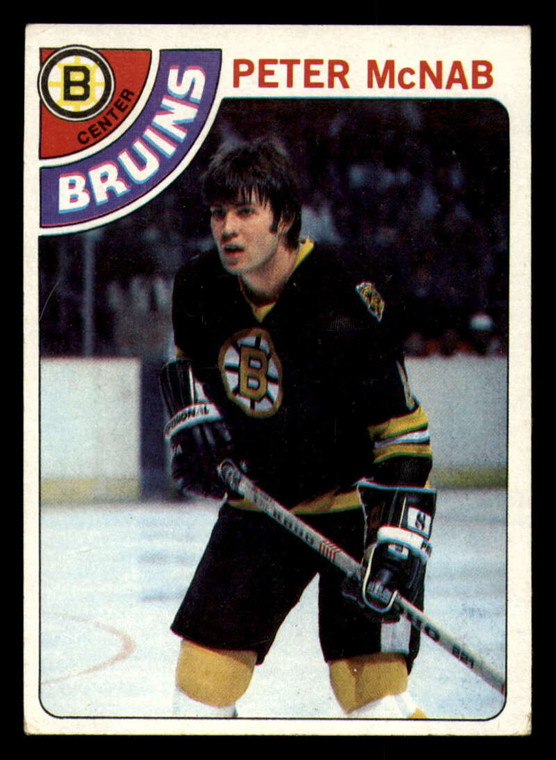 1978-79 Topps #212 Peter McNab VG Boston Bruins 