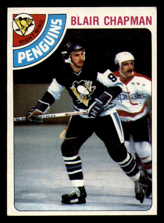 1978-79 Topps #33 Blair Chapman VG Pittsburgh Penguins 