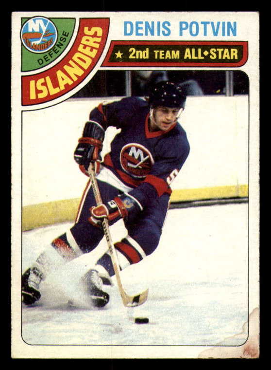 1978-79 Topps #245 Denis Potvin AS VG New York Islanders 