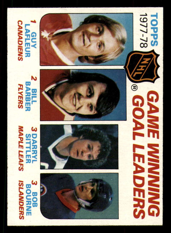 1978-79 Topps #69 Bob Bourne LL VG New York Islanders 
