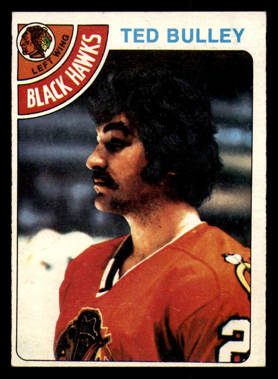 1978-79 Topps #217 Ted Bulley VG RC Rookie Chicago Blackhawks 