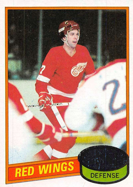 1980-81 Topps #173 Willie Huber VG Detroit Red Wings 