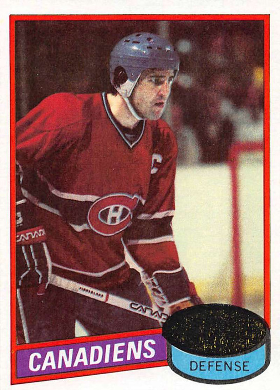 1980-81 Topps #26 Serge Savard VG Montreal Canadiens 