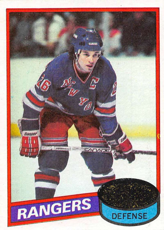 1980-81 Topps #7 Dave Maloney VG New York Rangers 