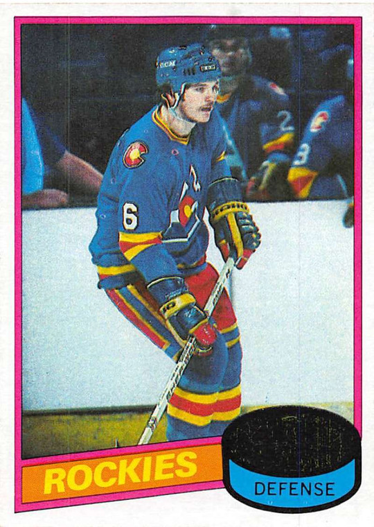 1980-81 Topps #213 Rob Ramage VG RC Rookie Colorado Rockies 