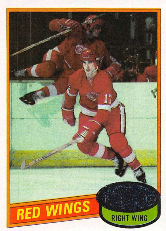 1980-81 Topps #187 Mike Foligno VG RC Rookie Detroit Red Wings 