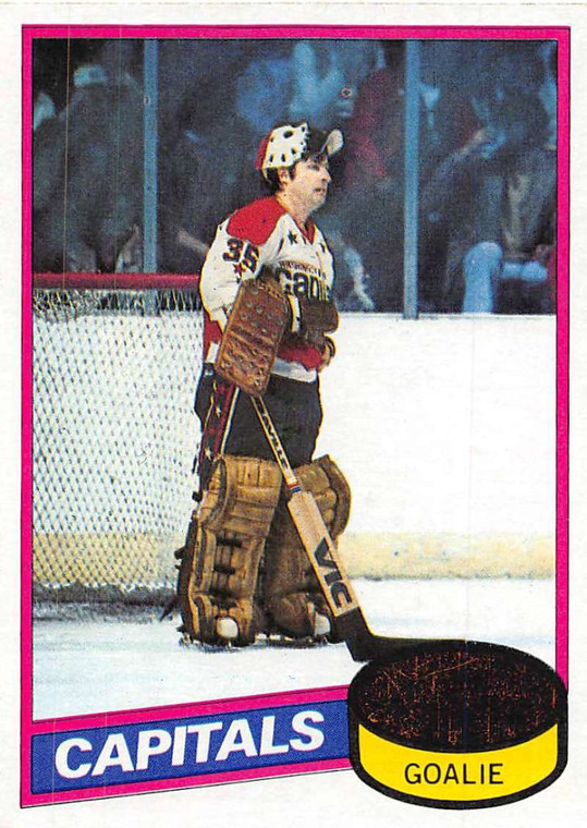 1980-81 Topps #121 Wayne Stephenson VG Washington Capitals 