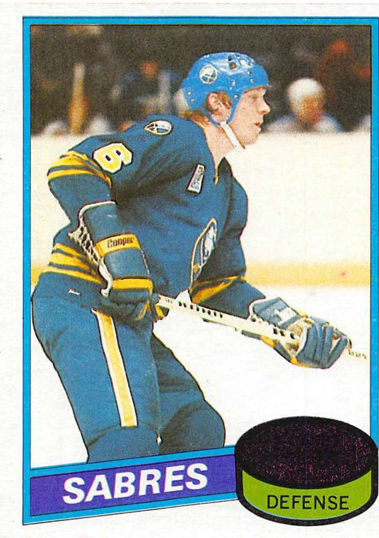 1980-81 Topps #96 Jim Schoenfeld VG Buffalo Sabres 