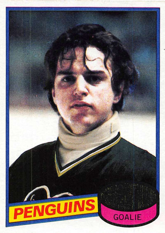 1980-81 Topps #158 Greg Millen VG Pittsburgh Penguins 