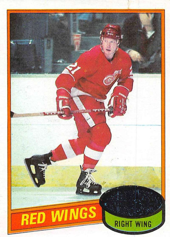 1980-81 Topps #217 Dan Labraaten VG Detroit Red Wings 