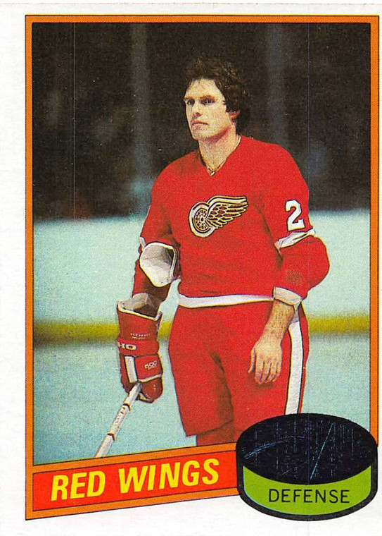 1980-81 Topps #258 Barry Long VG Detroit Red Wings 