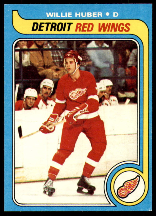 1979-80 Topps #17 Willie Huber VG RC Rookie Detroit Red Wings 
