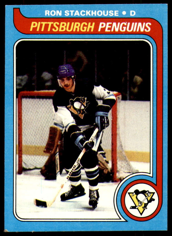 1979-80 Topps #154 Ron Stackhouse VG Pittsburgh Penguins 