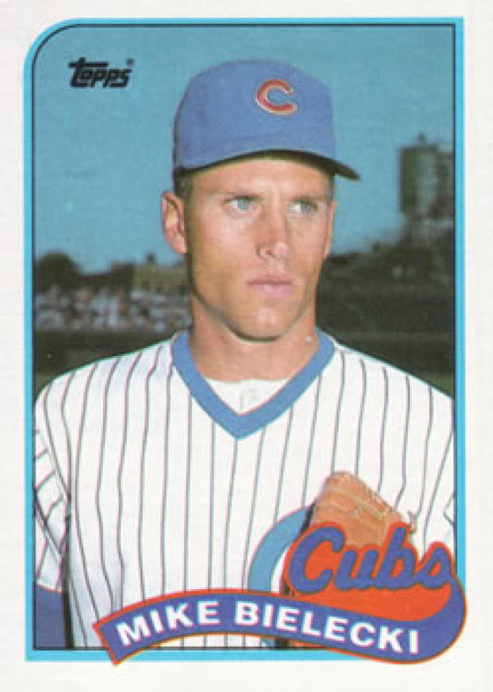 1989 Topps #668 Mike Bielecki NM-MT Chicago Cubs 