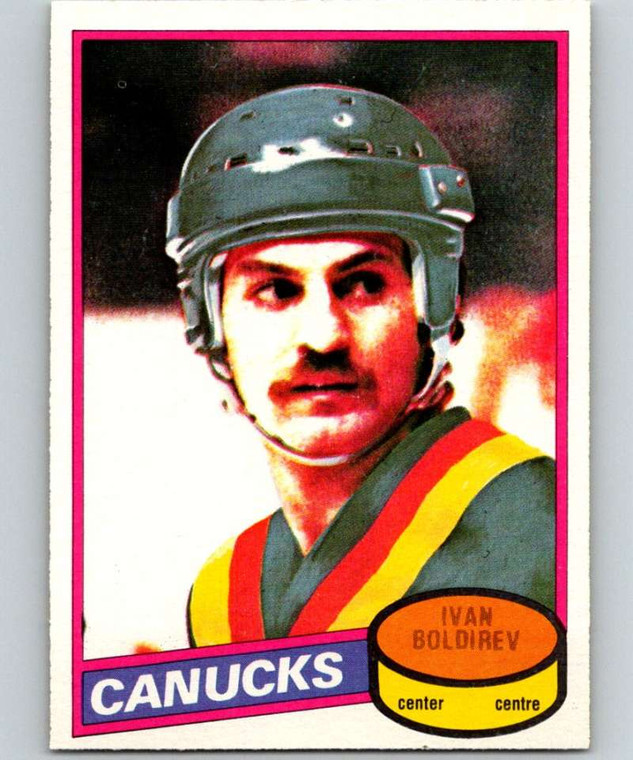 1980-81 O-Pee-Chee #52 Ivan Boldirev VG Vancouver Canucks 