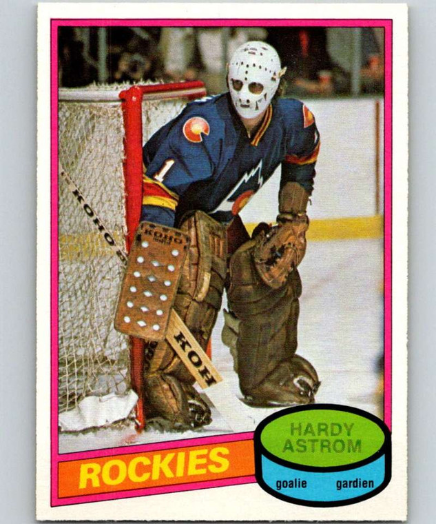 1980-81 O-Pee-Chee #269 Hardy Astrom VG RC Rookie Colorado Rockies 