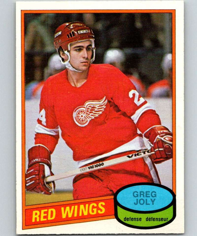 1980-81 O-Pee-Chee #270 Greg Joly VG Detroit Red Wings 