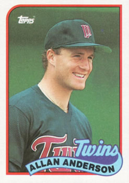 1989 Topps #672 Allan Anderson NM-MT Minnesota Twins 