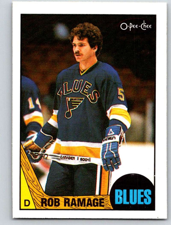 1987-88 O-Pee-Chee #160 Rob Ramage VG St. Louis Blues 